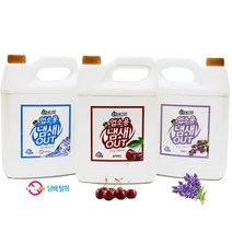 산도깨비 업소용 냄새OUT/산업용 탈취제 악취제거제, 허브향, 4개, 4L