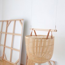 꾸밈홈 DIY 애쉬우드 행잉행거 천정와이어행거 우드옷걸이 행잉플랜트걸이, 1200mm/1홀