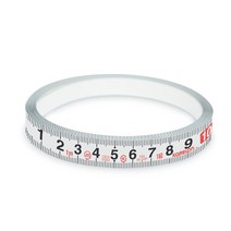 붙이는 줄자 스티커 줄자 핏트자 1M [다용도 부착식 고정 측정 작업용 가정용]