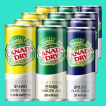 캐나다드라이 진저에일 클럽소다 토닉워터 250ml 30캔, 캐나다드라이 토닉워터 250ml x 30캔