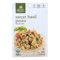 [12개]Simply Organic Sweet Basil Pesto 시즈닝 유기농 달콤 바질 페스토 355ml