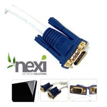 넥시 RGB VGA D-SUB 모니터 연결 케이블 2M NX90