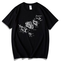 카메라 구조 반팔 티셔츠 도면 구조도 DSLR 사진 촬영 동호회 전문가 굿즈