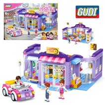 GUDI 모던걸즈 편의점24시 여아 미니 블럭 470pcs
