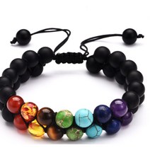 천연석 염주 팔찌 소원 행운 장수 건강 기원 화산석