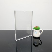 아크릴파크 아크릴 부착용 포켓 A6 A5 A4 A3 A2 아크릴꽂이 POP 안내판 게시판, 1개