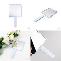 평면 사각손거울 화이트 손거울 거울