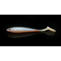 게루어 풀치웜 무지개 낚시 미끼 워블러 잉어 소프트 실리콘 인공 더블 컬러 T 테일 90mm 5g 로트 당 5 개 114411, 2