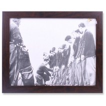모티브액자11x14(S)28x35cm(밤색)벽걸이 장식용 인테리어 그림 사진 원목 나무