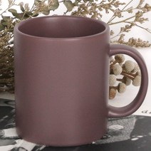 머그컵 + 유리컵 베스트 모음, 1개, 무광 머그-초코브라운