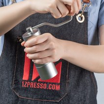 커피그라인더 핸드드립세트 드리퍼 원두 로스팅기계 1Zpresso Q 미니 정밀 스틸 코어, 01 Q2세븐코어로우미니38mm커피가죽버전