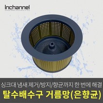 코스모 싱크대 싱크볼 음식물 배수구 자동탈수기용 거름망 은항균_ICM-032, 코스모 탈수배수구 거름망/은항균_ICM-032, 1개
