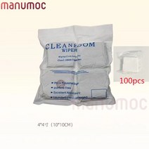 청정실 와이퍼 아이폰 삼성 핸드폰 수리용 먼지 없는 천 100 개/가방, 01 100pcs