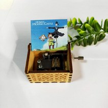 신제품 하울의 움직이는 성 오르골 나무 손으로 크랭크 애니메이션 테마 딸 아이에게 생일 선물, 07 H-07