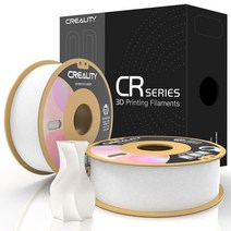 Creality 3D 프린터 필라멘트 매트 PLA 1.75mm 2 x 1Kg 대용량 (2.2파운드) 마감 부드러운 인쇄 판지 스풀 치수 정확도 +/ 0.02mm(매트 그레이 2스풀, Gypsum White 2-spool