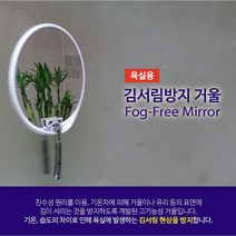 세화 욕실용 면도기거치 김서림방지거울 안티포그 미러