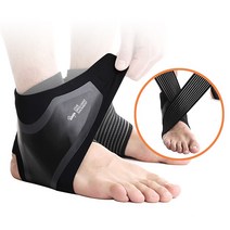 루페 FDA인증 발목보호대 추가스트랩 통증 밴드 아대 압박 슬림 2중압박 보호대 우 1개