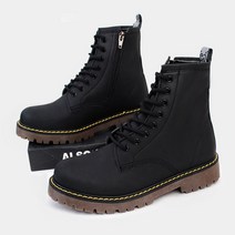 캐주얼 하이탑 워커 코디 통굽 운동화 2color