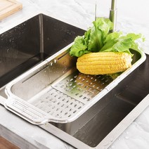 채반 거치대 스텐 정리대 설거지 싱크대 길이조절 통, 상세페이지 참조, 상세페이지 참조