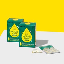 HACCP 식약처인증 MCT 오일 캡슐 C8 C10 황금비율 6대4 식물성 코코넛오일 100% 인도네시아 중쇄지방산 카프릴산 카프르산 엠시티 착한지방 알약 정제, 1개월분