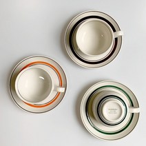 카네수즈 스노우톤 홍차잔세트 185ml, 오렌지, 1세트