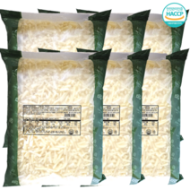 원데이샵 자연치즈 2.5kg 피자 토핑 치즈 고급 피자치즈 가정용 업소용 모짜렐라치즈, 6봉