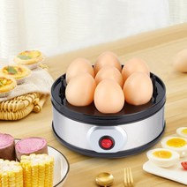 계란 호빵 찜기 삶는 기계 미니 다기능 보일러 스테인레스 스틸 작은 아침 밥솥 기계 휴대용 증기선 가정용 주방 용품 1인용 2인용, 유럽 ​​연합
