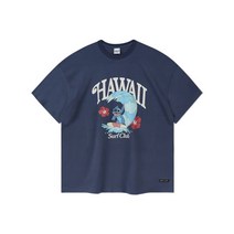 크리틱 스티치 Wave 티셔츠 네이비