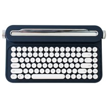 한글타자기 수동 마라톤 YUNZII ACTTO B305 레트로 블루투스 키보드, 2.Midnight Navy - B305 English