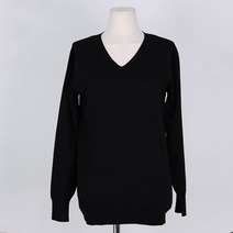 오키 여성용 멜로 브이넥 니트