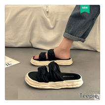 티피/Teepie 여성의 새로운 프랑스 패션 비치 샌들 플랫폼 샌들4cm