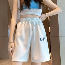 스타일아유 여자 편한 면 홈웨어 트레이닝 허리밴딩 반바지 여름 데일리 스포츠바지