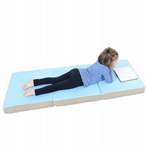 Milliard Toddler Nap Mat | Tri Folding Mattress + Soft Removable Cover | 24” x 57” x 3”, 1