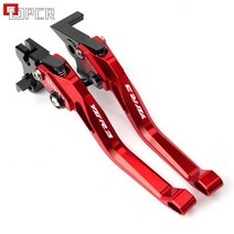 야마하 바이크 오토바이 CNC 브레이크 클러치 레버 3D 마름모 R3 YZF 액세서리, [03] 주황색