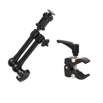 카메라 매직 암 클램프 모니터 플래시 브래킷 사진 스튜디오, 11in mag arm S Clamp_CHINA