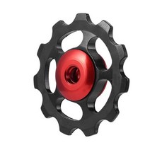 자전거 폴리 11 세라믹 베어링 풀리 들러 사이클링 액세서리, 검은색