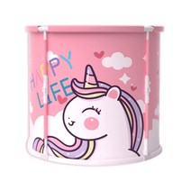 베르니 접이식 욕조 사우나 이동식 반신욕기 간이욕조 목욕통, 유니콘