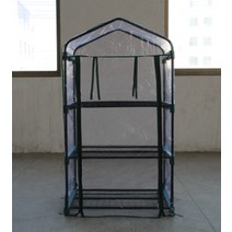 가정용 다육이 비닐 diy 조립 하우스 난방 온실 테라스 베란다 비닐하우스 마당 소형, T06-3단 PVC(69x49x125cm)