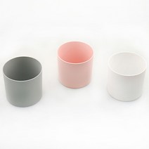 갑조네 공기정화식물 생화 화분 인테리어 식물 미세먼지제거 먼지정화, 01.커버화분(화이트), 1개