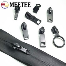 10/20Pcs Meetee 5 나일론 지퍼 실드 역방향 머리 가방 코트 의류 풀러 수리 도구 바느질 액세서리, 06 A571_01 5#_02 20Pcs