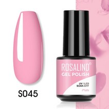 펜 ROSALIND-크랙 젤 폴리쉬 반영구 크래킹 네일 래커 빠른 건조 아트 탑베이스 코트 하이브리드 바니시, 39.SLS-S045, [40] SLS-S045