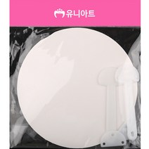 유니아트 1500 튼튼부채 만들기 2p, 흰색, 30개입