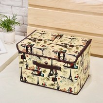 ZZJJC 수납함 패브릭 정리함 뚜껑이 있는 접이식 의류 이불 이불 부직포 라지 수납함, (강추)보타미여자 방수 모델, 3종세트(소+대+특대)