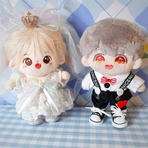 10cm 인형 옷 20cm 15cm 아이돌 솜 모자 웨딩 드레스 정장 의상 굿즈 만들기 5185401120, 드레스 3개세트, 15cm (인형X)