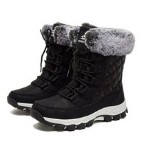 보드부츠 버튼 스노우보드 부츠2022 Winter New Adult Ski Boots Women Snow Shoes Men Warm Snowboard Wa, 02 black_06 42