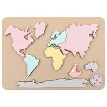 세계지도퍼즐 Dropshipping 센터 소프트 실리콘 세계지도 3DPuzzle 장난감 몬테소리 교육 아기 장난감인지 지능 퍼즐 게임, [01] 1