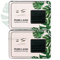 (1+1)래쉬앤브로우 퓨어래쉬(C컬) 납작모속눈썹, C컬 0.20T(11mm), C컬 0.20T(10mm)