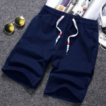 빅사이즈 베이직 린넨 밴드 반바지 WI003PN