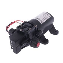 무소음가압펌프 가정용 수도 아파트 지하수 모터 펌프 DC 12V 130PSI 6L/분 수압 조리개 셀프 시동, 한개옵션0