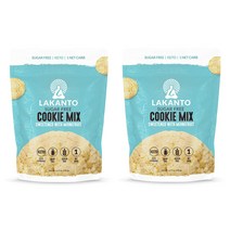 Lakanto Gluten Free Sugar Free Cookie Mix with Monkfruit Sweetener 라칸토 무설탕 몽크프룻 쿠키믹스 6.77oz(192g) 2팩, 1개